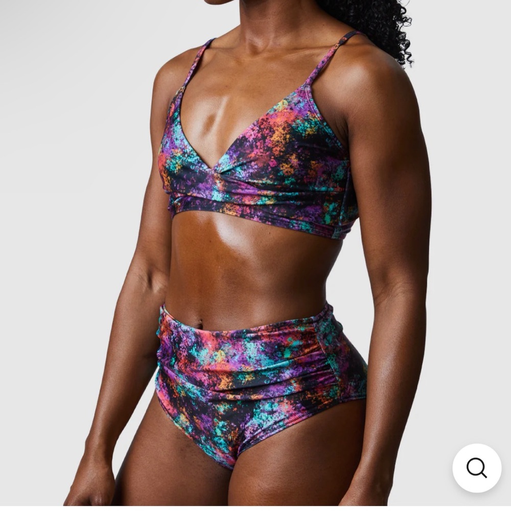 COPY - NWT born primitive bikini bottoms in color rainbow dust. Still in packag…